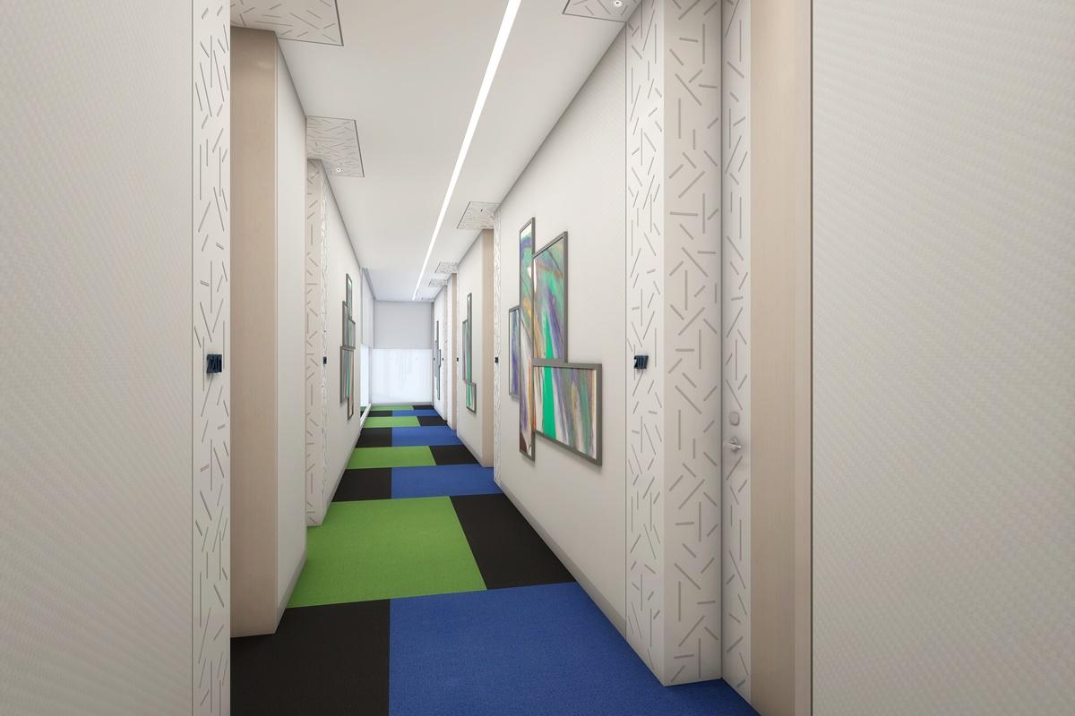 Hotel Dana Rayhaan By Rotana Dammam Exterior foto A corridor at the new hospital
